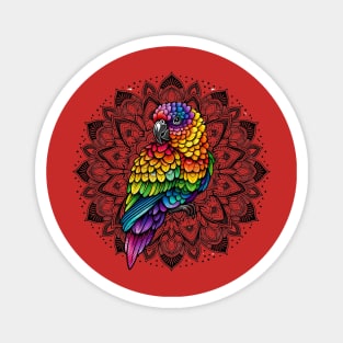 Colorful Lory Magnet